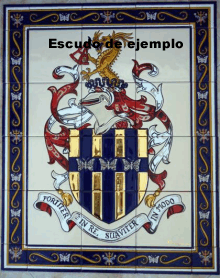 heraldica escudo ceramica